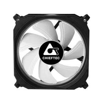 Chieftec CF-1225RGB datora korpusa ventilators 12 cm Melns