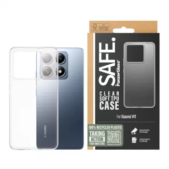 PanzerGlass SAFE. by ® TPU Macīgs Caurspīdīgs Vāciņš Xiaomi 14T