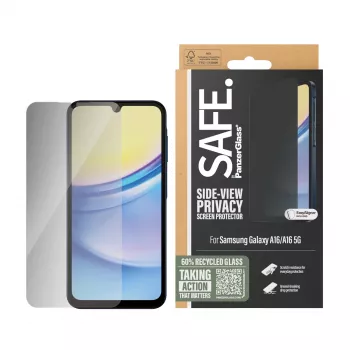PanzerGlass SAFE. by ® Privātuma ekrāna aizsargs Samsung Galaxy A16 | A16 5G | Ultra-Wide Fit
