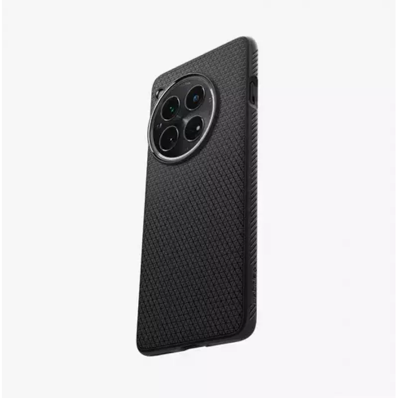 Spigen OnePlus 12 Liquid Air mati melns telefona maciņš 17.3 cm