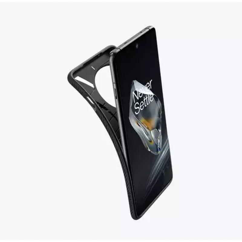 Spigen OnePlus 12 Liquid Air mati melns telefona maciņš 17.3 cm