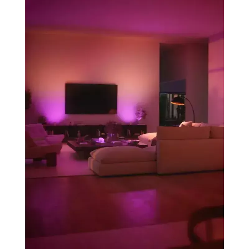 Philips Hue White and colour ambience Starta komplekts: 3 GU10 spuldzes + Dimmer slēdzis + Bridge Pro