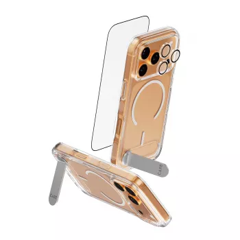 Aizsargmaciņš PanzerGlass CARE Feature Kick 3w1 iPhone 17 Pro ar stikla objektīva aizsargu