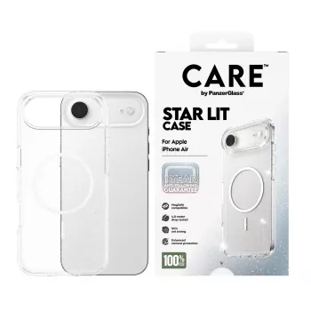 PanzerGlass CARE Flagship Case Urban Explorer Star Lit White MagSafe iPhone Air – Caurspīdīgs aizsargmaciņš