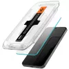 Stikla ekrāna aizsargs Spigen Galaxy S24, putekļu un skrāpējumu izturīgs