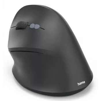 Hama EWM-500L bezvadu vertikālā pele kreilim, optiskā, 1800 DPI