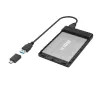 Hama 00200760 ārējais korpuss HDD/SSD 2.5 collu melns