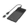 Hama 00200760 ārējais korpuss HDD/SSD 2.5 collu melns
