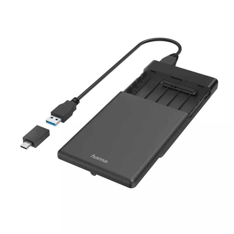 Hama 00200760 ārējais korpuss HDD/SSD 2.5 collu melns