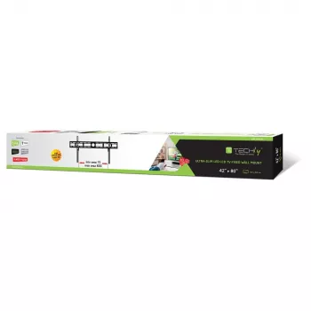Techly sienas stiprinājums LED LCD TV 42-80 Ultra Slim fiksēts H400mm ICA-PLB 840