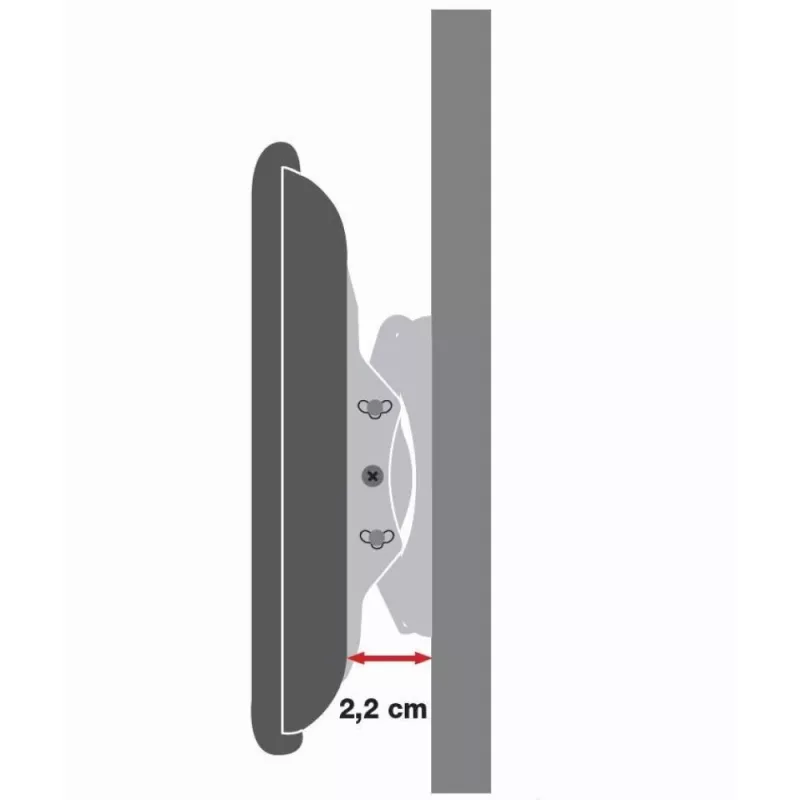Techly sienas stiprinājums LED LCD TV 42-80 Ultra Slim fiksēts H400mm ICA-PLB 840