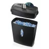 Papīra smalcinātājs Hama Safe X100CD, šķērsgriezums, 72 dB, 22 cm, melns