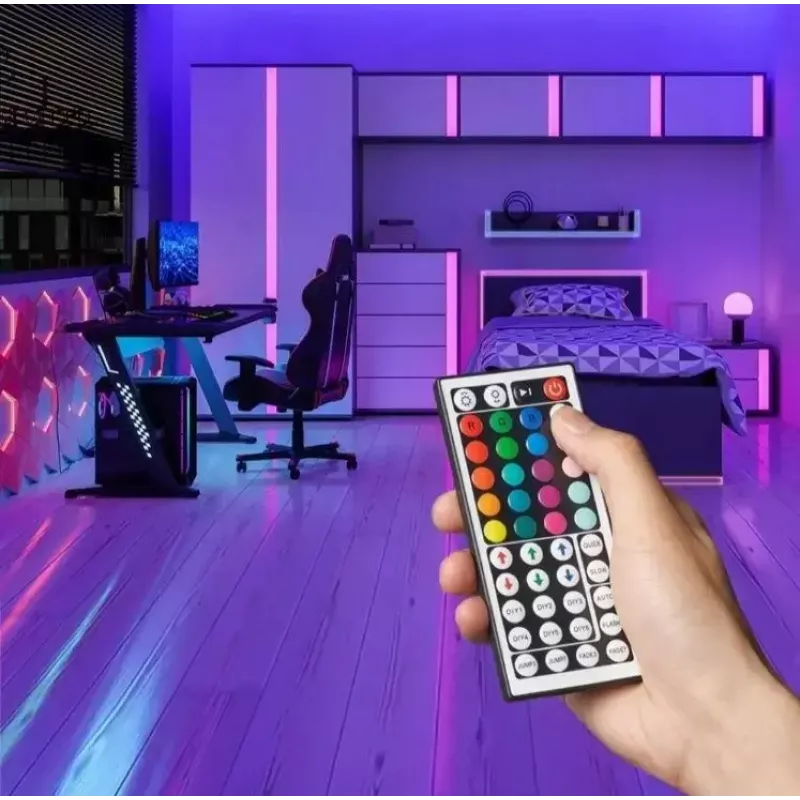 LED neona lente Vention PAEWJ-EU 5 m, silikons, DC 12V, 72 LEDs/m, 15 W, IP65, IR tālvadība