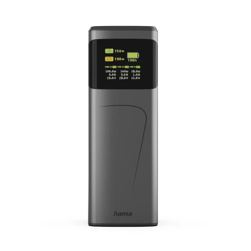 Hama High Power Litija-Jonu (Li-Ion) 24000 mAh Pelēks