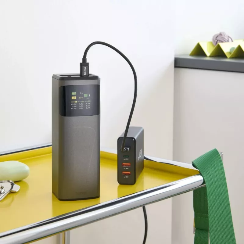 Hama High Power Litija-Jonu (Li-Ion) 24000 mAh Pelēks