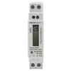 Vienfāzes elektroenerģijas skaitītājs QOLTEC 50887 1-fāze 230V LCD Slim
