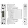Vienfāzes elektroenerģijas skaitītājs QOLTEC 50887 1-fāze 230V LCD Slim