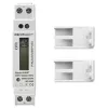 Vienfāzes elektroenerģijas skaitītājs QOLTEC 50887 1-fāze 230V LCD Slim