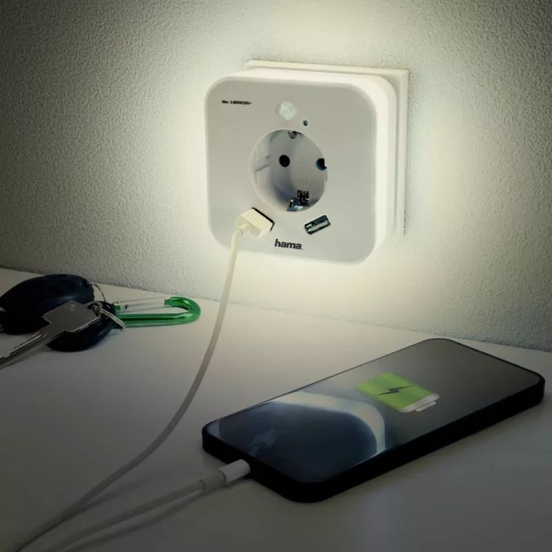 Iespraudņa nakts gaisma Hama 00223507 silta balta LED 3000K