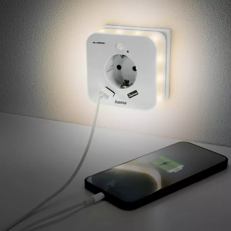 Iespraudņa nakts gaisma Hama 00223507 silta balta LED 3000K
