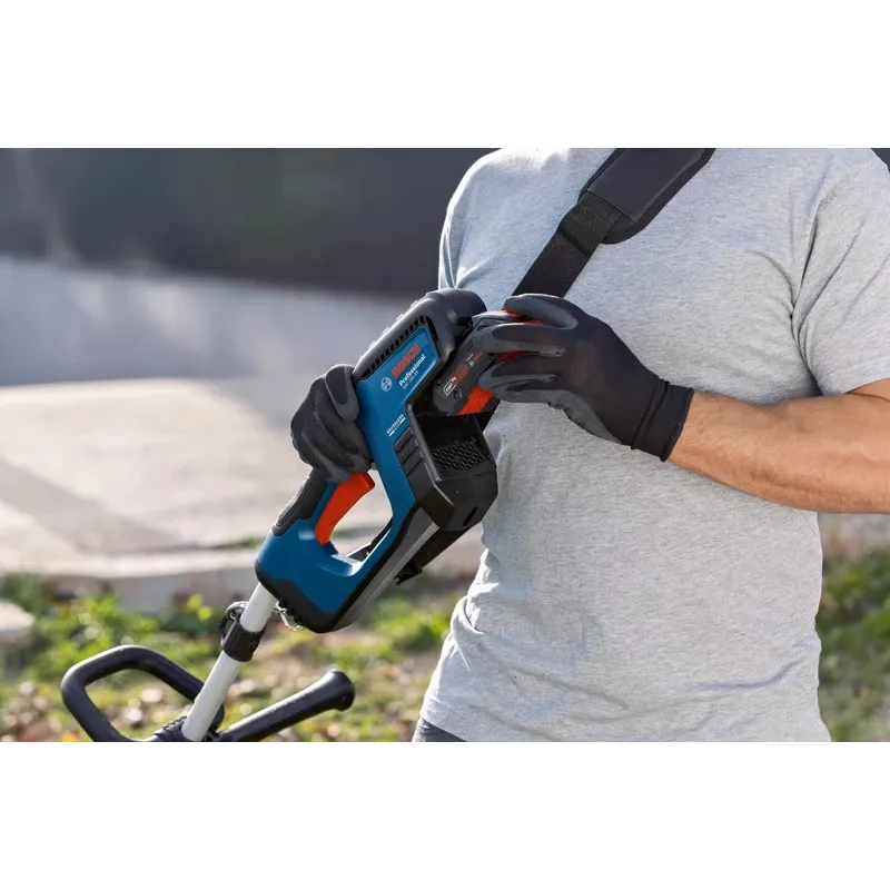 Bosch GRT 18V-33 PROFESSIONAL 33 cm Bezvadu trimmeris, Melns, Zils, Sarkans