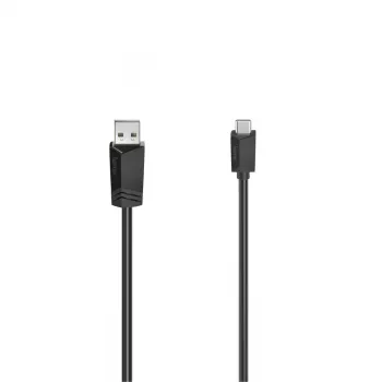 Hama 00200632 USB kabelis USB 2.0 1.5 m USB-C USB-A Melns