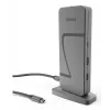 Hama Connect2Office Speed USB 3.2 Gen 1 Type-C centrmezgls 10 porti 40 000 Mbit/s Antracīts
