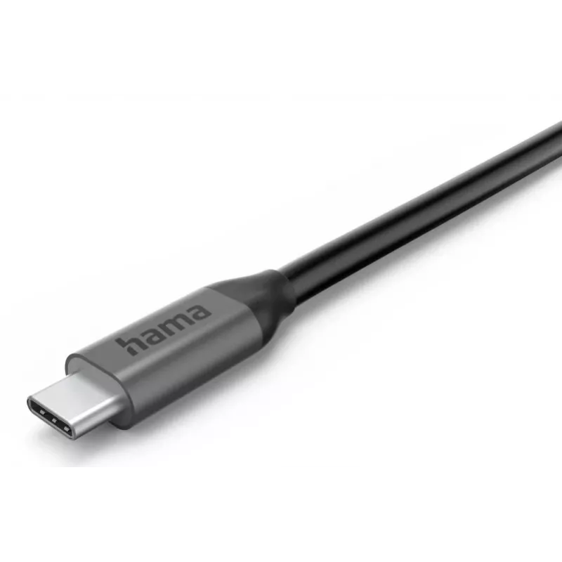 Hama Connect2Office Speed USB 3.2 Gen 1 Type-C centrmezgls 10 porti 40 000 Mbit/s Antracīts