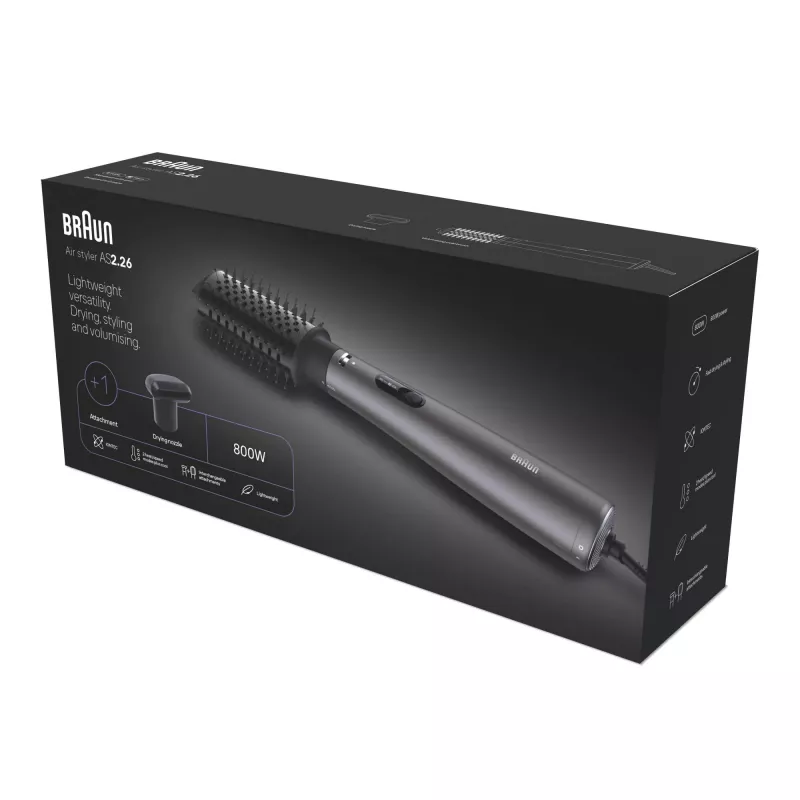Matu veidotājs Braun AS2.26 Melns 800 W 1.95 m