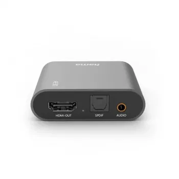 Audio sadalītājs Hama 00205100 Sudrabs HDMI 3.5 mm