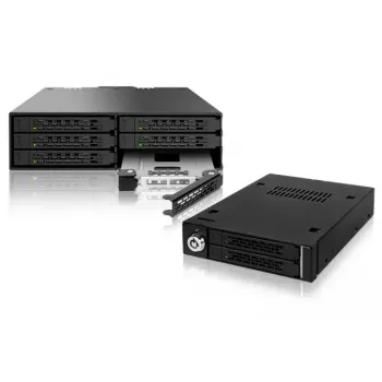 Diska nodalījuma panelis Icy Dock MB992TRAY-B Melns Sudrabs