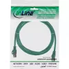 InLine Patch Kabelis SF/UTP Cat.5e zaļš 0.25m