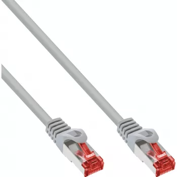 InLine Patch Kabelis S/FTP PiMF Cat.6 250MHz PVC varš pelēks 15m