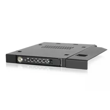 Icy Dock MB411SKO-B — metāla 2.5 inch SATA/SAS disku mobilais grozs 12.7 mm ODD slotam