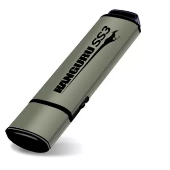Kanguru SS3™ SuperSpeed USB 3.0 512GB drošā zibatmiņa ar fizisku rakstīšanas aizsardzības slēdzi