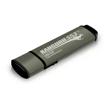 Kanguru SS3™ SuperSpeed USB 3.0 512GB drošā zibatmiņa ar fizisku rakstīšanas aizsardzības slēdzi