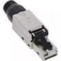 InLine RJ45 spraudnis Cat.8.1 2000MHz, uzstādāms lauka apstākļos, ekranēts, ar skrūvējamu vāciņu