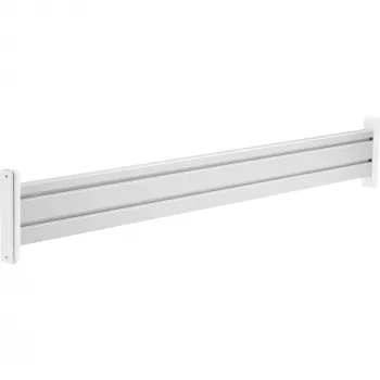 InLine Slatwall Panel Alumīnija paneļu sistēma, stiprināšanai pie galda, 1m