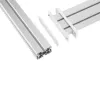 InLine Slatwall Panel Alumīnija paneļu sistēma, stiprināšanai pie galda, 1m