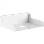InLine Slatwall plaukts mazs balts 180mm x 120mm x 55mm