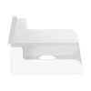 InLine Slatwall plaukts mazs balts 180mm x 120mm x 55mm