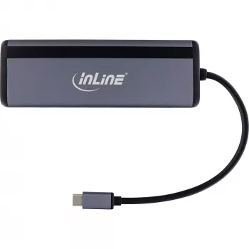 InLine 8-in-1 USB-C daudzfunkciju centrs, HDMI, DP, USB 3.2, PD 3.0 100W, MST