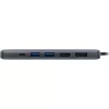 InLine 8-in-1 USB-C daudzfunkciju centrs, HDMI, DP, USB 3.2, PD 3.0 100W, MST