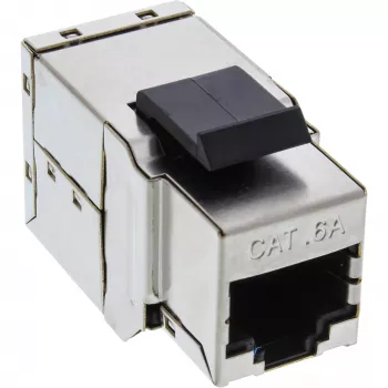 InLine RJ45 Keystone modulis sievišķais-sievišķais SNAP-In Cat.6A STP