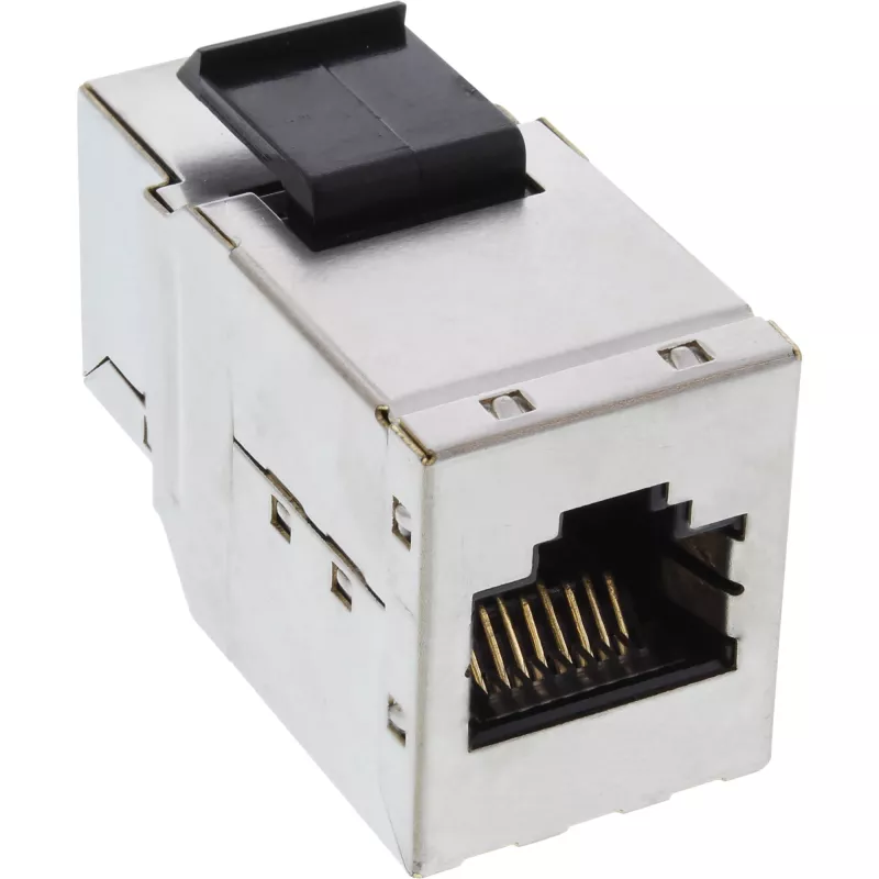 InLine RJ45 Keystone modulis sievišķais-sievišķais SNAP-In Cat.6A STP