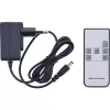 InLine 57885B HDMI pārslēgs 4 portu, 48 Gb/s, 8K@60Hz, ar USB-C, melnā krāsā