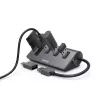 Hama 00200140 dokstacija/portu atkārtotājs USB 3.2 Gen 1 (3.1 Gen 1) Type-A Antracīts, Melns