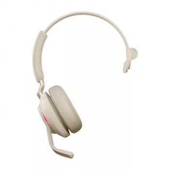 Jabra Evolve2 65 USB-C UC Mono - bēšs, bezvadu, biroja/zvanu centrs, 20 - 20000 Hz, 99.2 g, austiņas, bēšs