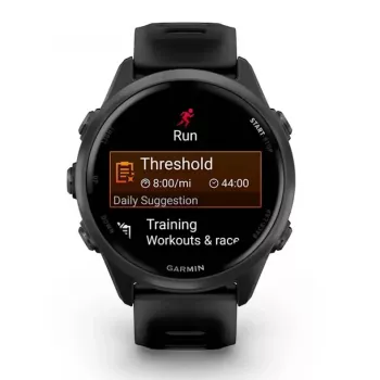 Viedpulkstenis GARMIN Forerunner 570 42 mm AMOLED 1.2 collas 390×390 skārienekrāns Wi‑Fi GPS Melns