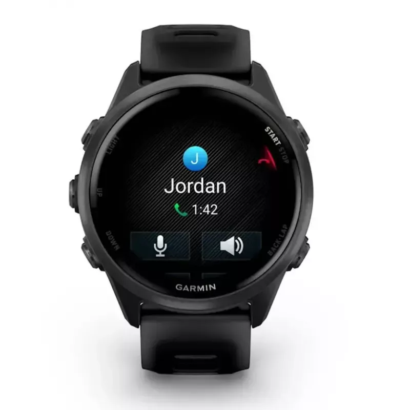Viedpulkstenis GARMIN Forerunner 570 42 mm AMOLED 1.2 collas 390×390 skārienekrāns Wi‑Fi GPS Melns